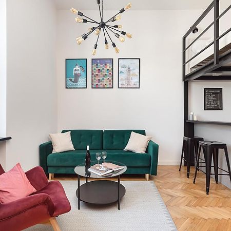 Stylowe Studio Z Antresola Warszawa Extérieur photo