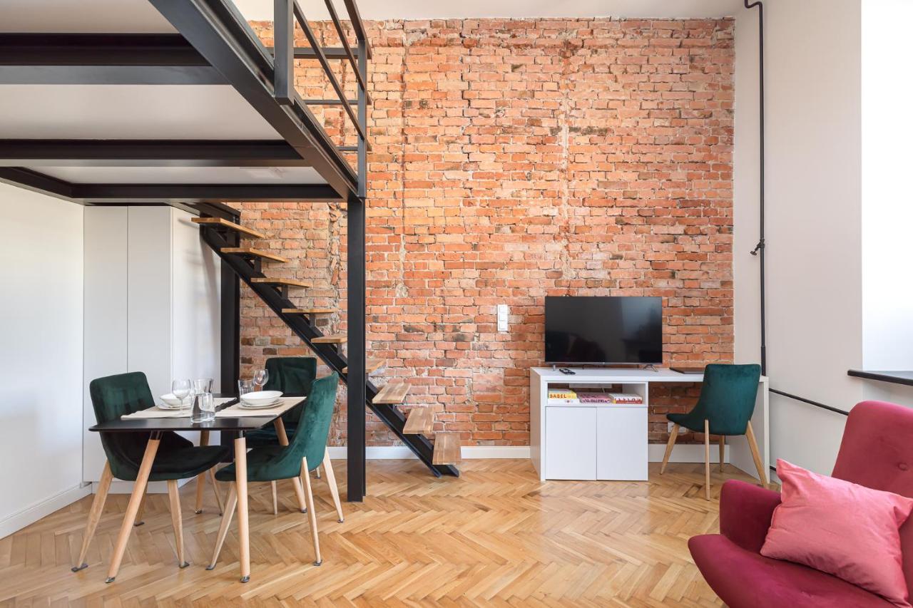 Stylowe Studio Z Antresola Warszawa Extérieur photo